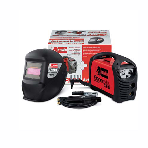 SALDATRICE INVERTER FORCE 165 + MASCHERA TELWIN SALDATRICE INVERTER FORCE 165 + MASCHERA TELWIN